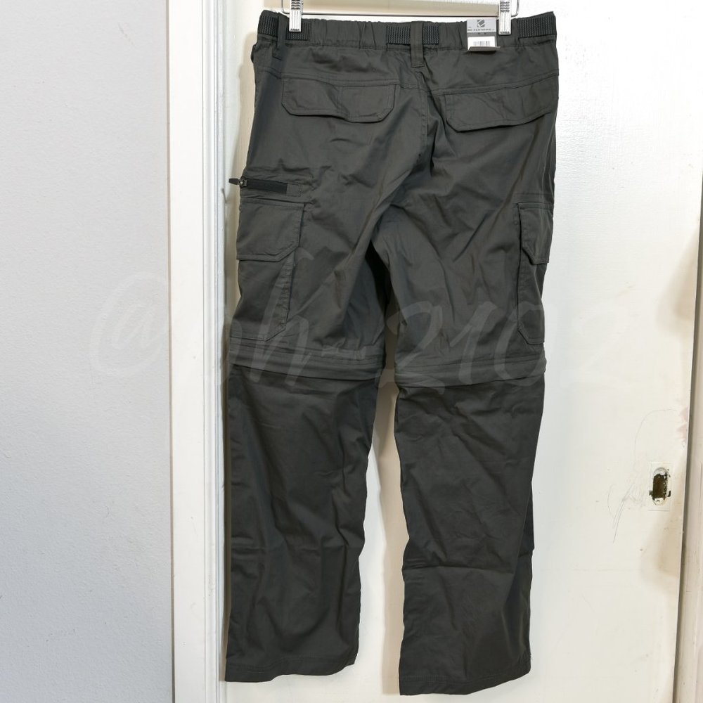 4 Pairs Size L x 30 BC Clothing Men's Convertible Stretch Cargo Hiking Pants - Picture 3 of 14